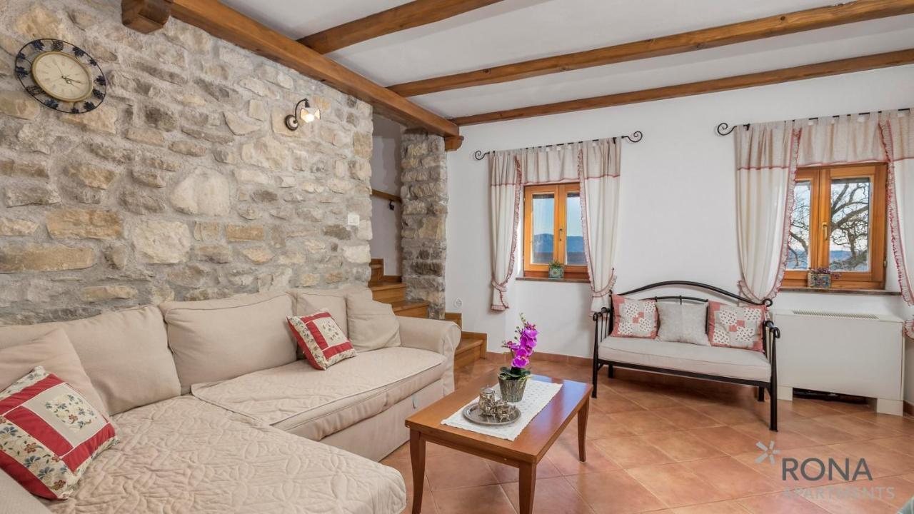Rona Stone House Apartments Janja Boljun Exterior foto